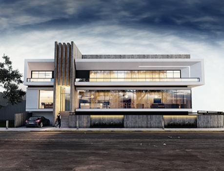 UP-1 Steel Modern Office Building