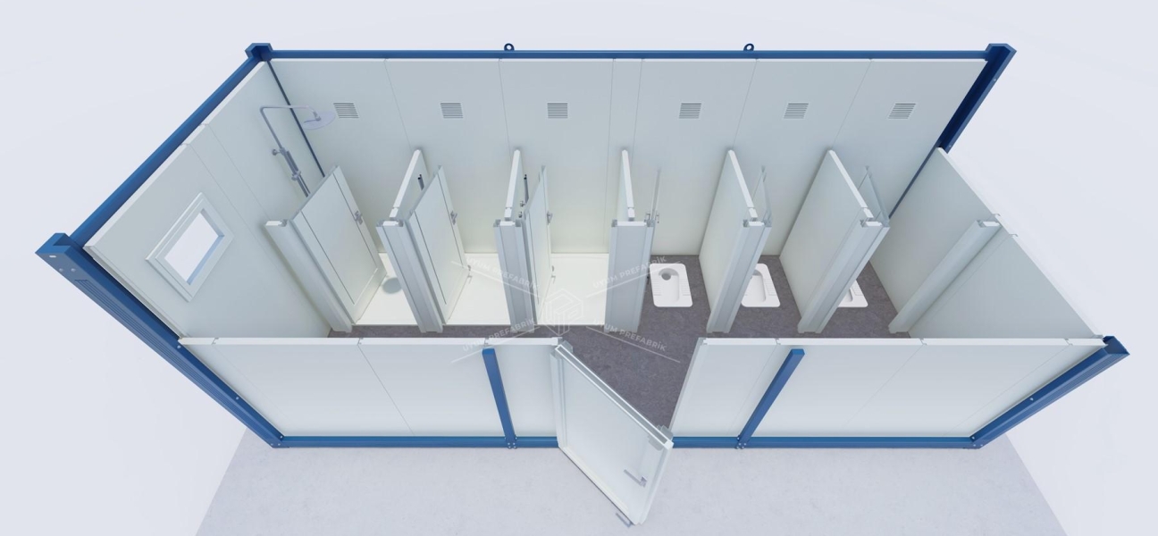 UP-1 WC-Shower Container