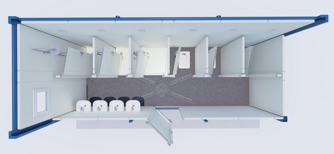 UP-1 WC-Shower Container