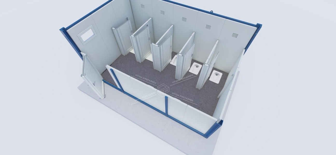 UP-2 WC-Duş Konteyner