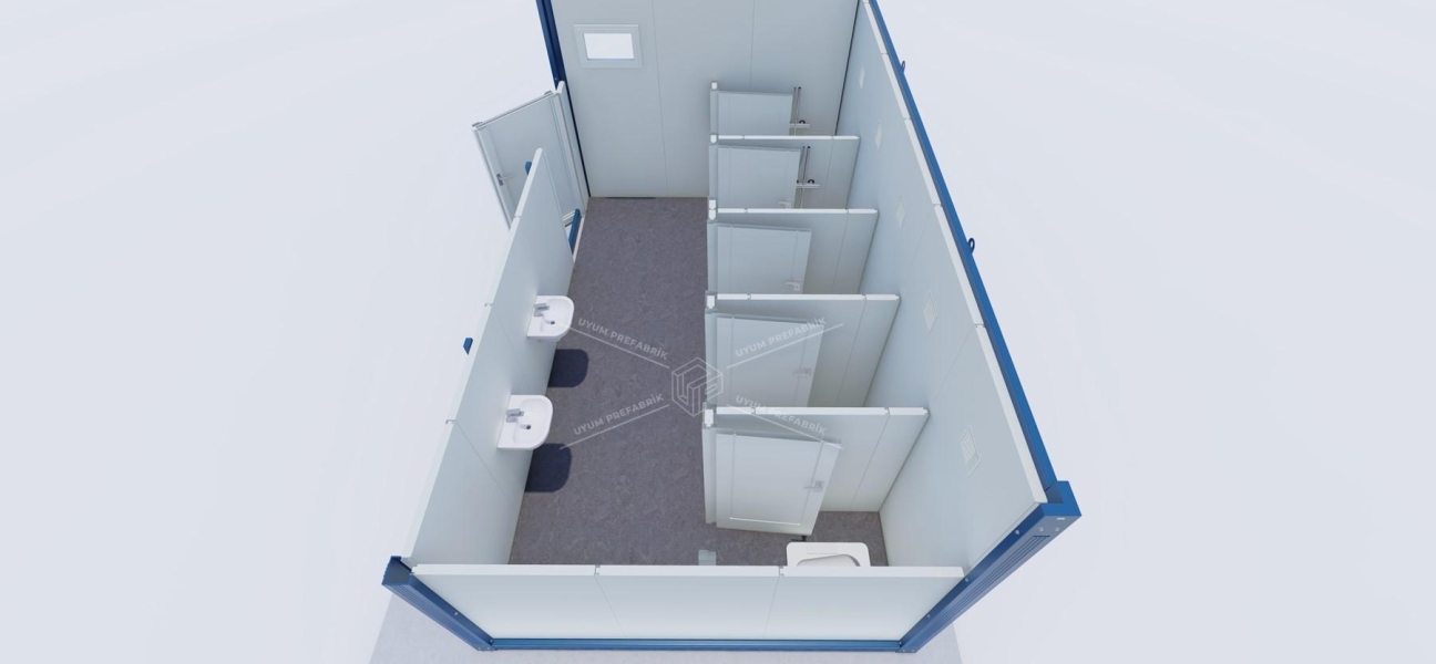 UP-2 WC-Duş Konteyner