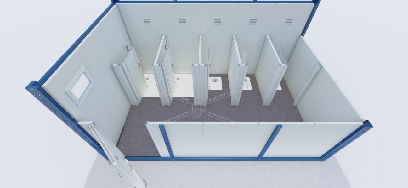 UP-2 WC-Shower Container