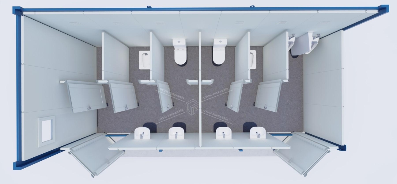 UP-3 WC-Duş Konteyner