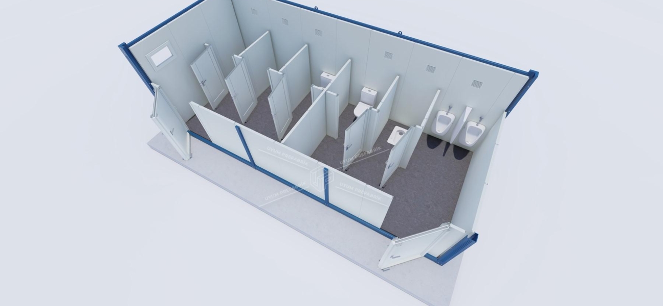 UP-3 WC-Shower Container