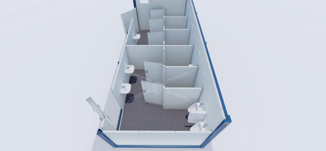 UP-3 WC-Shower Container