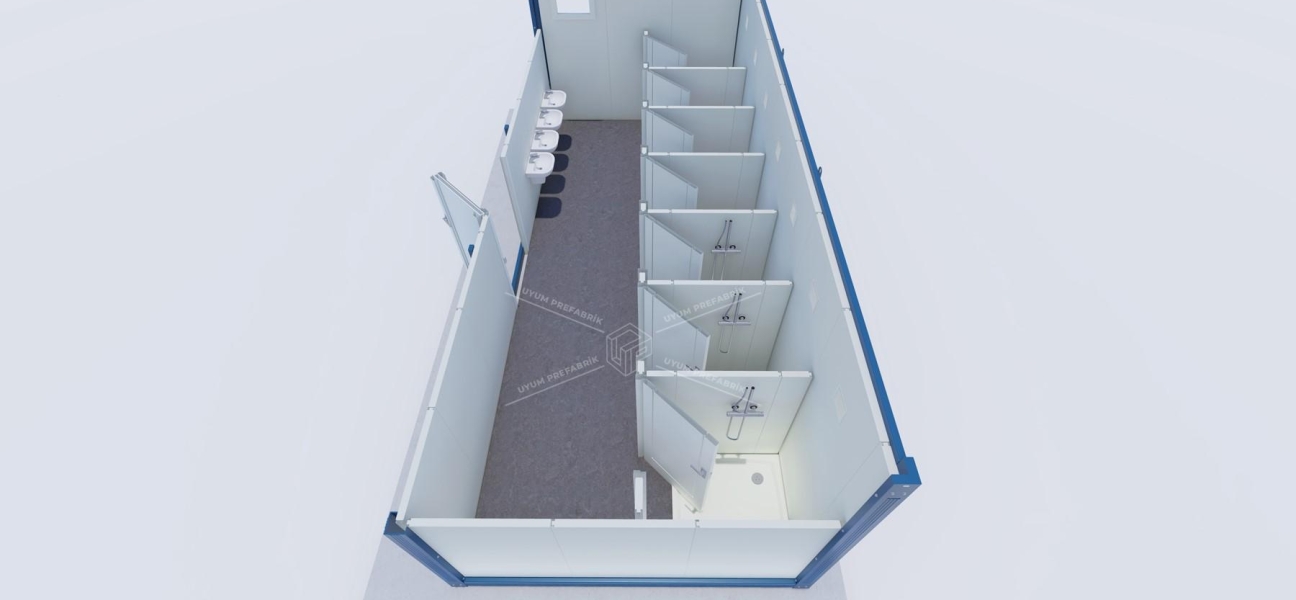 UP-4 WC-Duş Konteyner