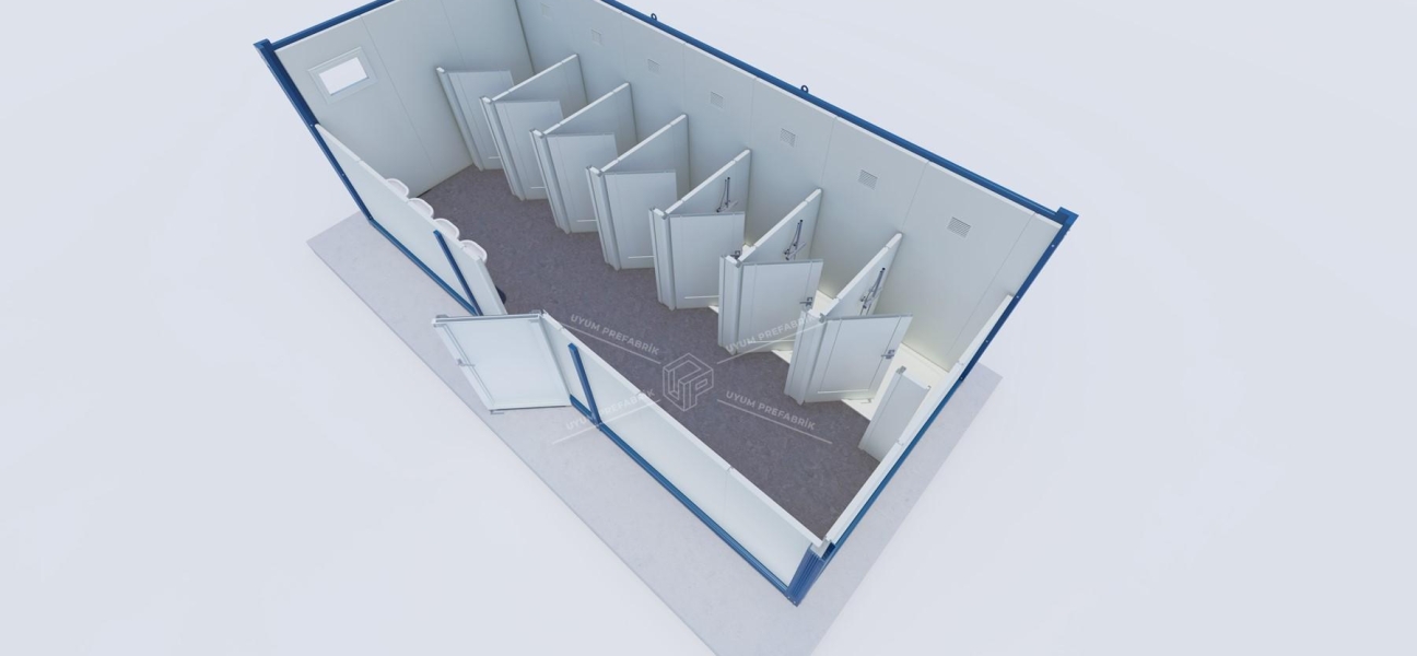 UP-4 WC-Shower Container