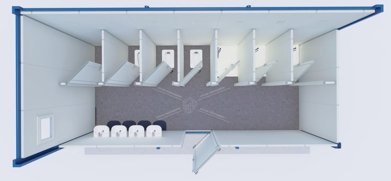 UP-4 WC-Shower Container