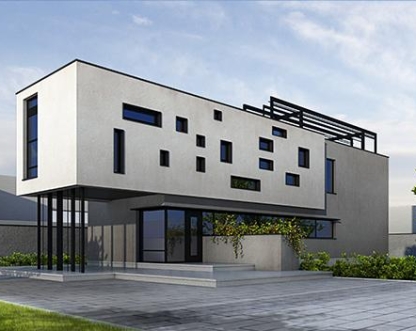 UP-6 Çelik Modern Ofis Binası 