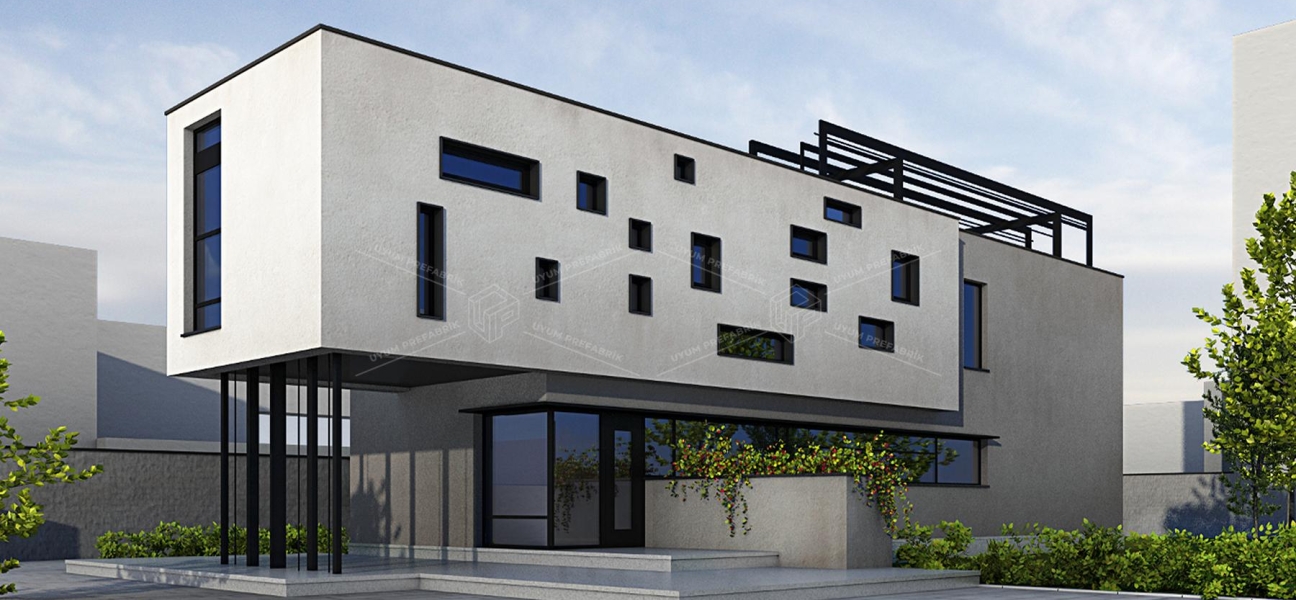 UP-6 Steel Modern Office Building