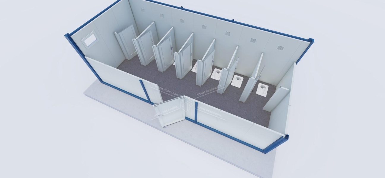 UP-6 WC-Duş Konteyner