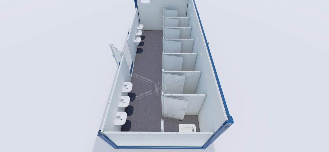 UP-6 WC-Shower Container