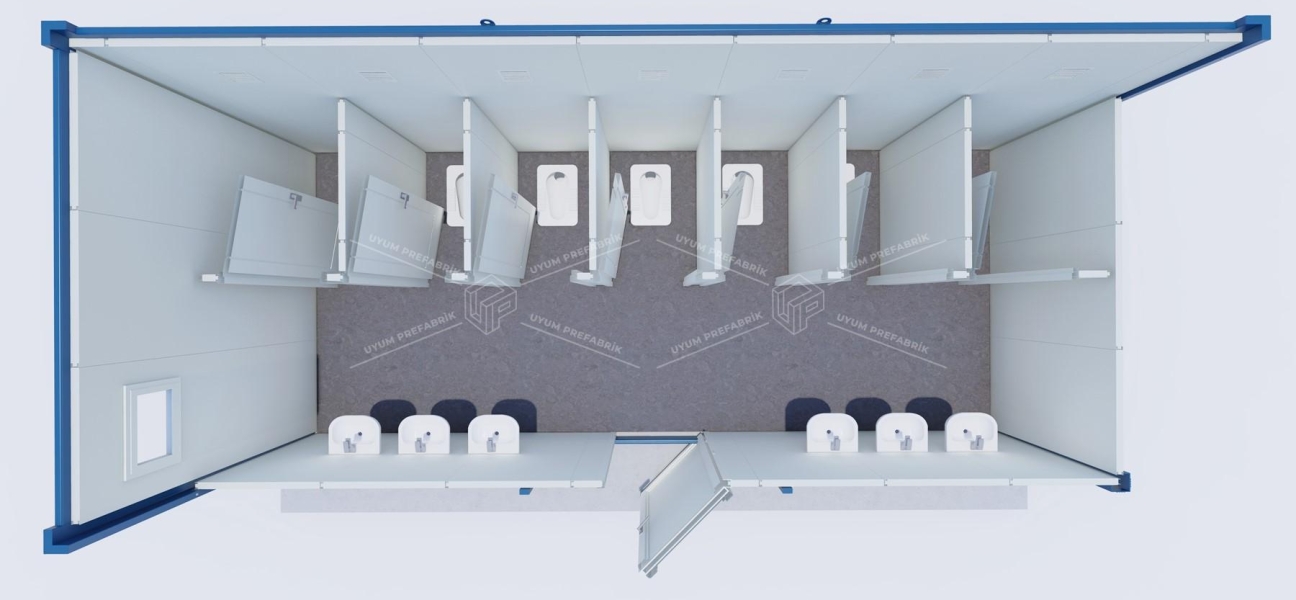 UP-6 WC-Shower Container