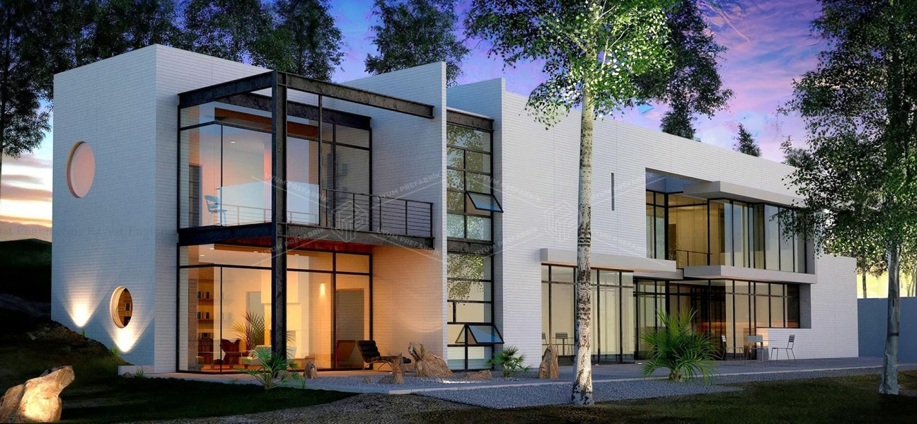 UP-9 Çelik Modern Ofis Binası 