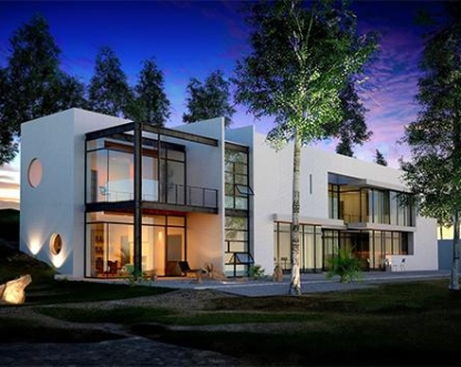 UP-9 Çelik Modern Ofis Binası 