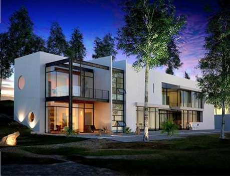 UP-9 Steel Modern Office Building