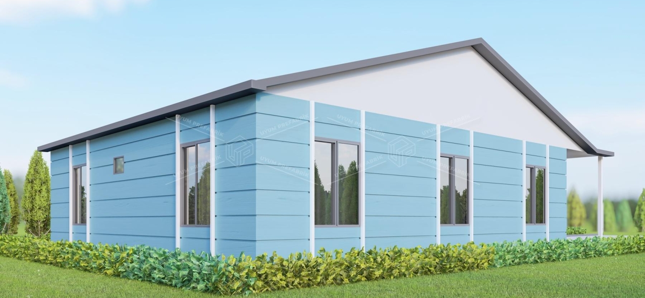 UP201 Dikmen 65m² Tek Katlı Çelik Ev 