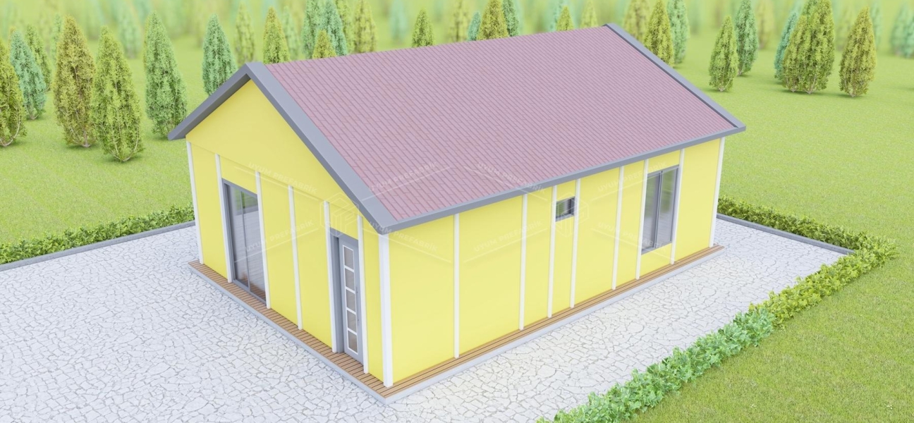 UP202 Kestel 70m² Single-Storey Steel House