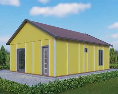 UP202 Kestel 70m² Tek Katlı Çelik Ev 