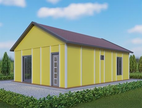 UP202 Kestel 70m² Tek Katlı Çelik Ev 