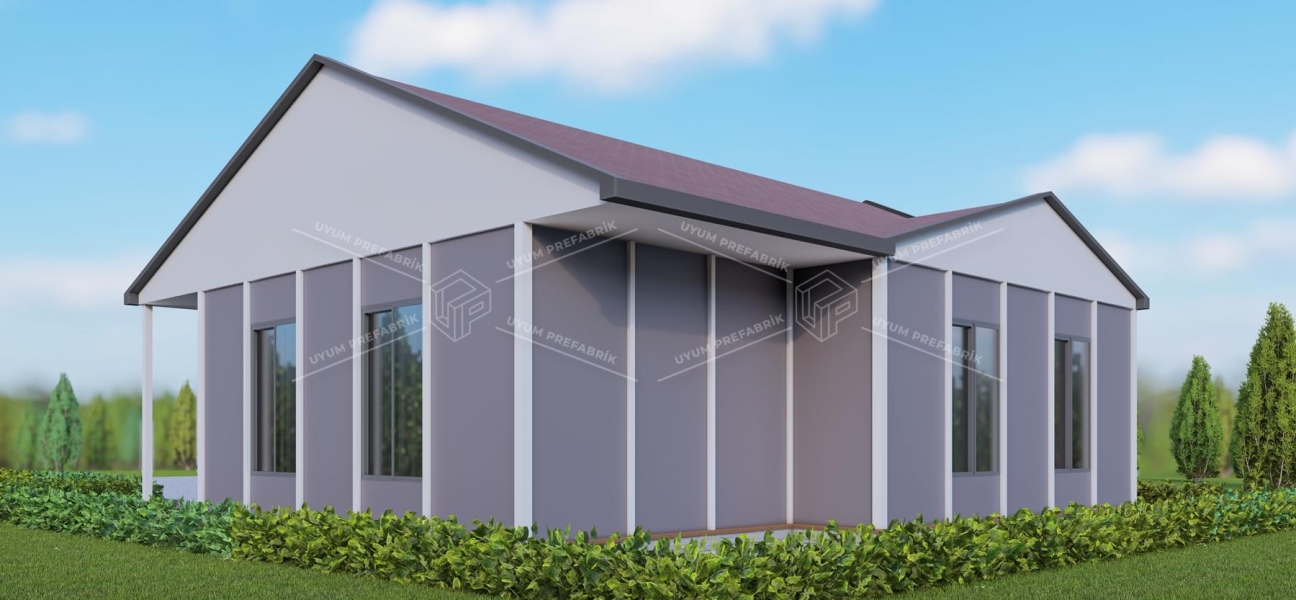 UP203 Beyşehir 100m² Single-Storey Steel House