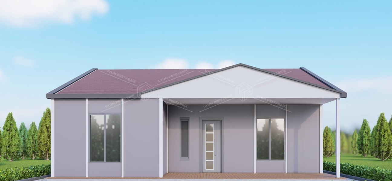 UP203 Beyşehir 100m² Tek Katlı Çelik Ev 