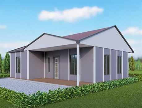 UP203 Beyşehir 100m² Tek Katlı Çelik Ev 