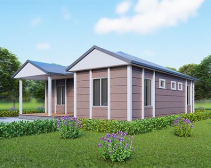 UP204 Side 105m² Tek Katlı Çelik Ev