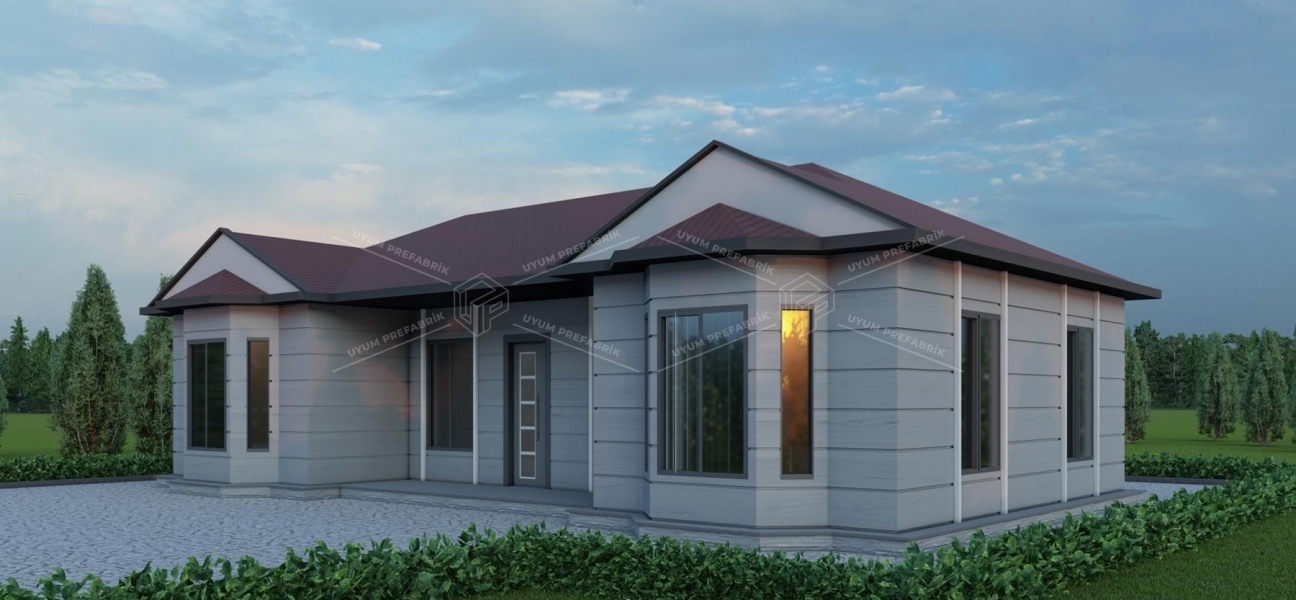 UP205 Ayder 110m² Single-Storey Steel House