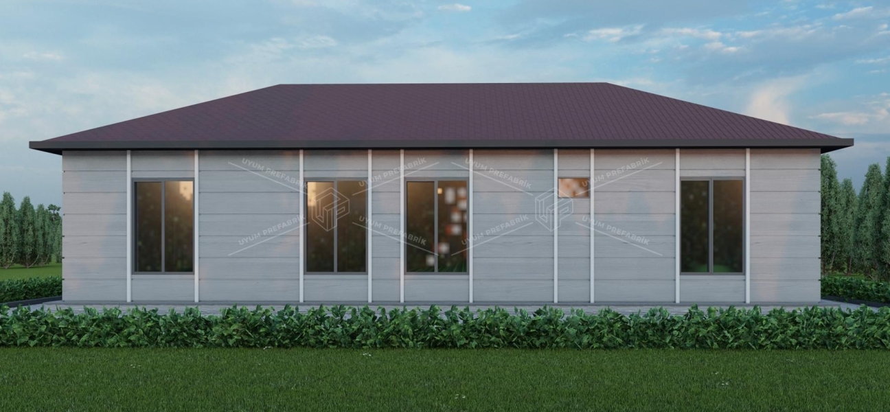 UP205 Ayder 110m² Single-Storey Steel House