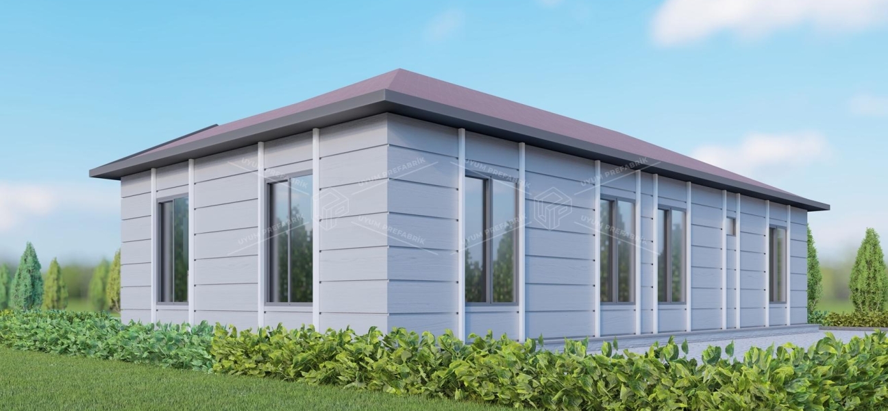 UP205 Ayder 110m² Tek Katlı Çelik Ev 