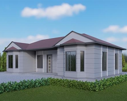 UP205 Ayder 110m² Tek Katlı Çelik Ev 