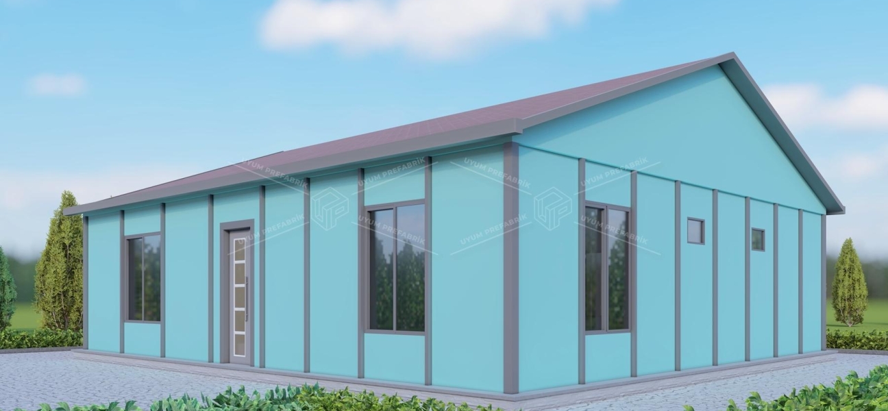 UP206 Salda 115m² Single-Storey Steel House