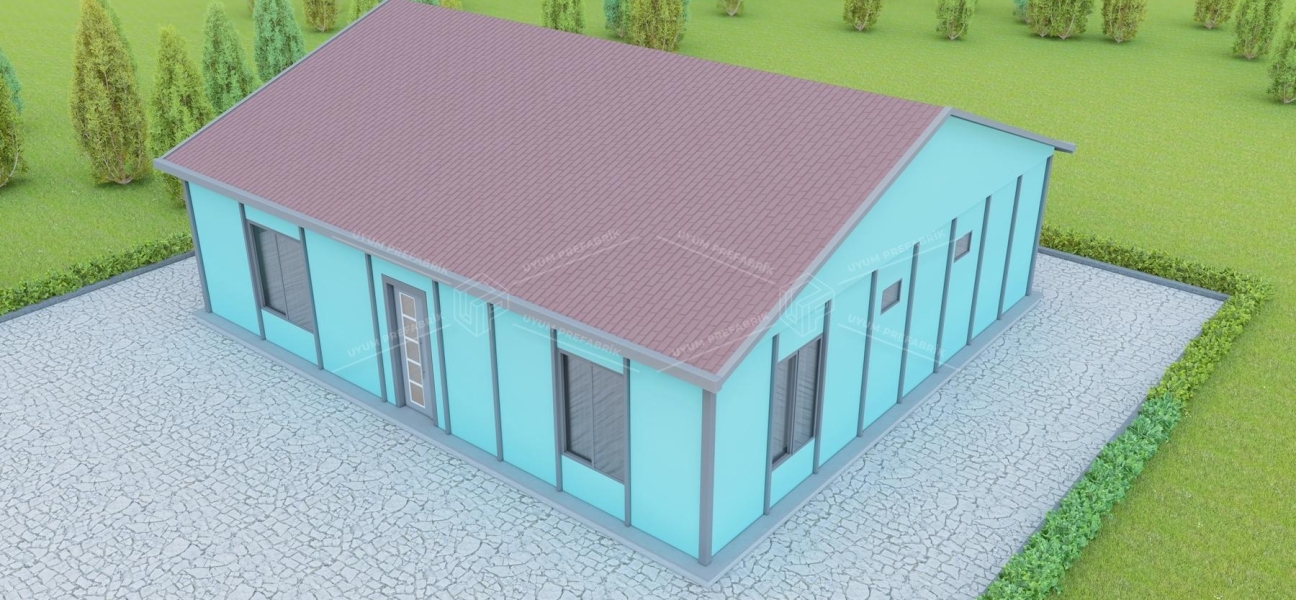 UP206 Salda 115m² Single-Storey Steel House