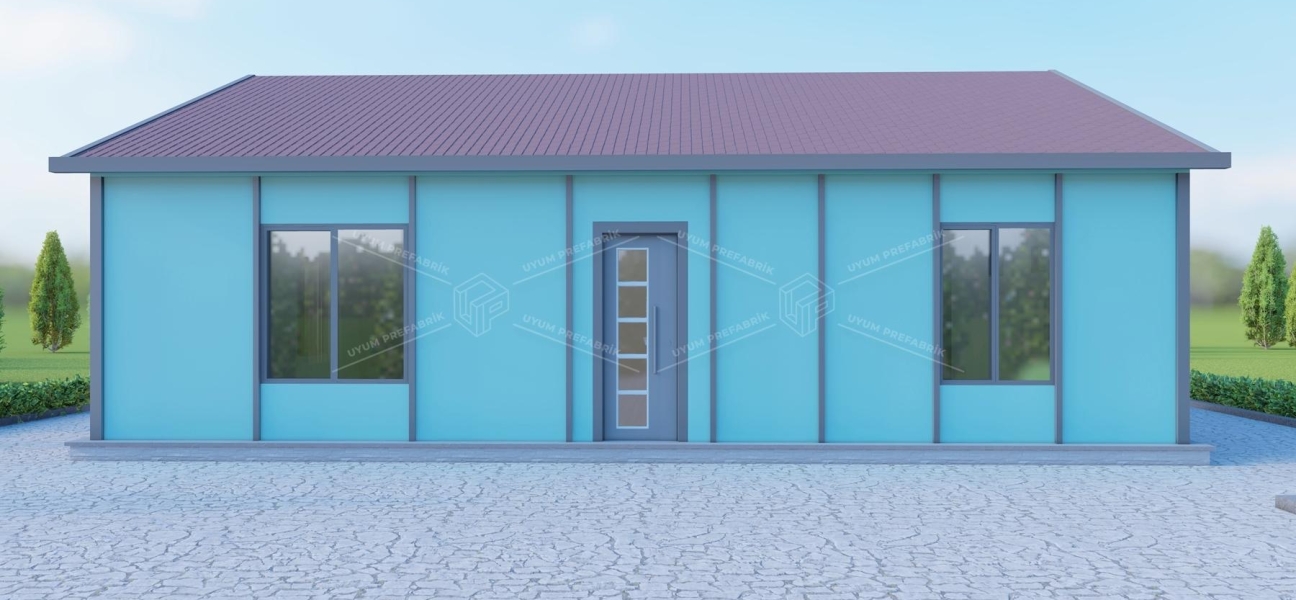 UP206 Salda 115m² Tek Katlı Çelik Ev