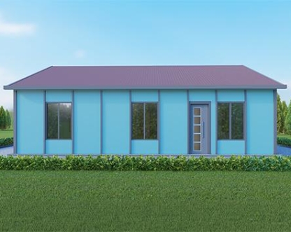 UP206 Salda 115m² Tek Katlı Çelik Ev