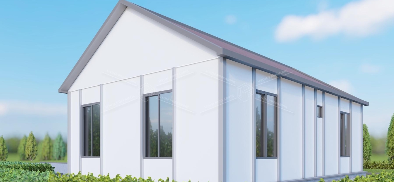 UP207 Manyas 60m² Single-Storey Steel House