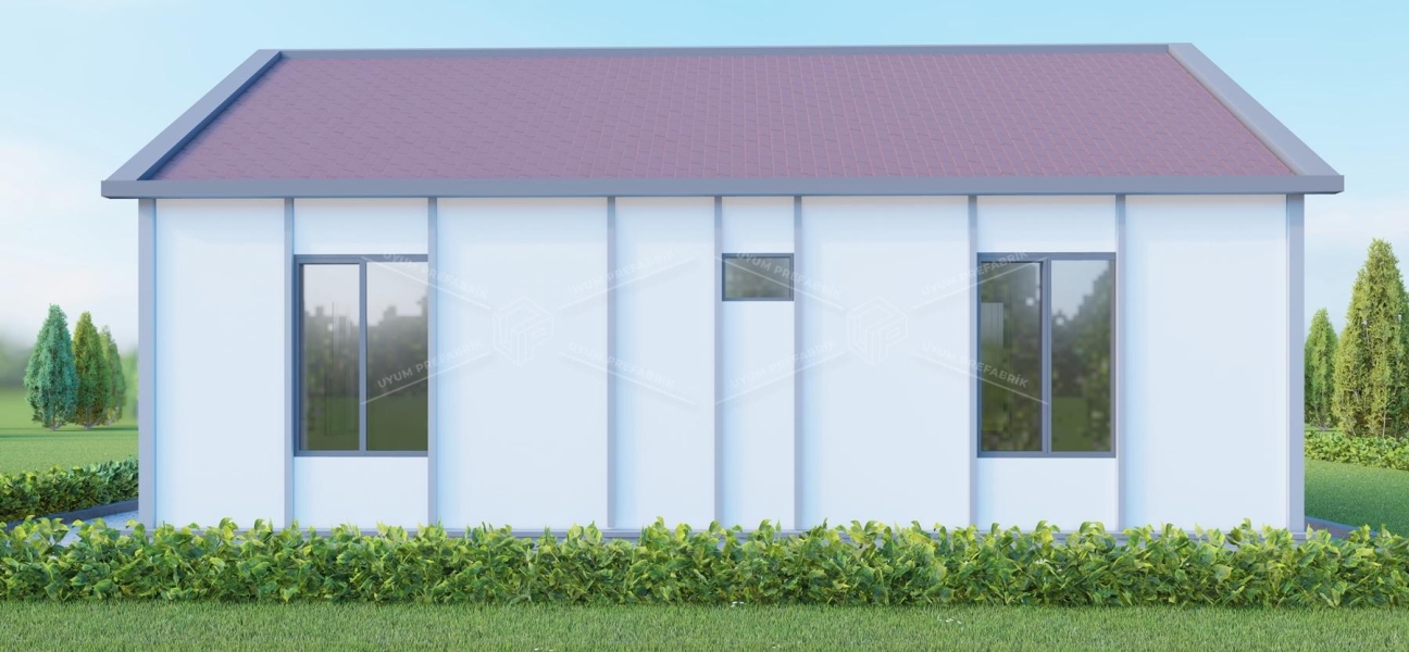 UP207 Manyas 60m² Tek Katlı Çelik 