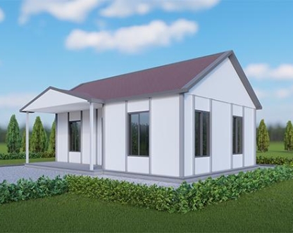 UP207 Manyas 60m² Tek Katlı Çelik 