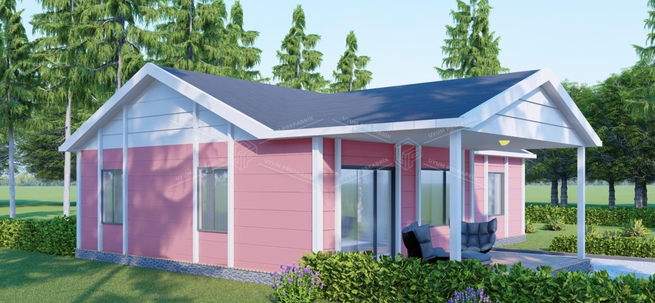 UP208 Fethiye 171m² Single-Storey Steel House