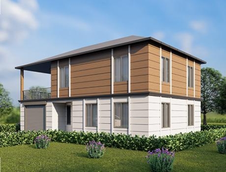 UP209 KÜMBET 205m² Two Storey Steel House