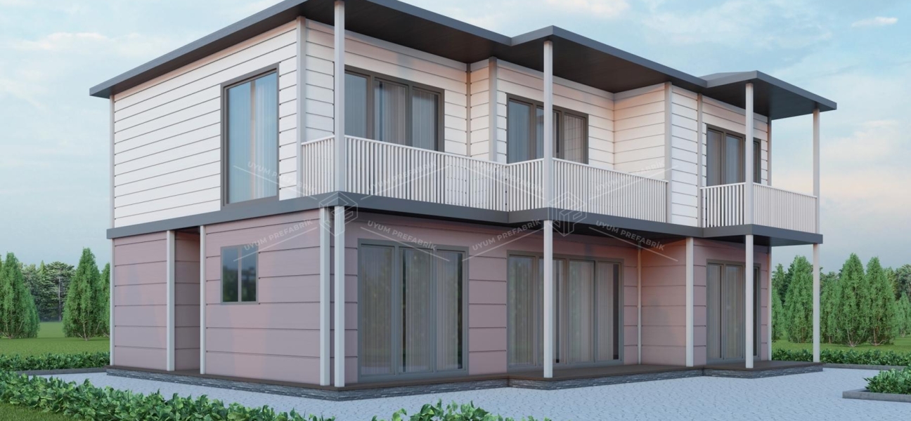UP210 SANTA 221m² Çift Katlı Çelik Ev