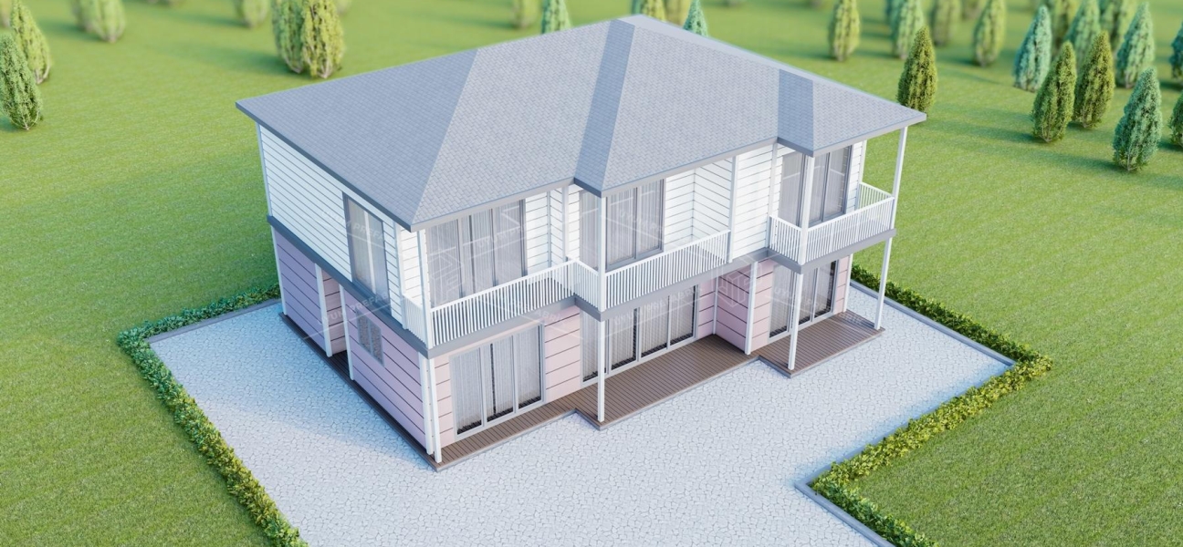 UP210 SANTA 221m² Çift Katlı Çelik Ev