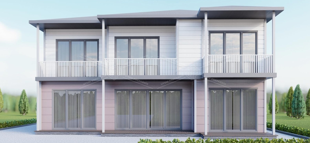 UP210 SANTA 221m² Two Storey Steel House