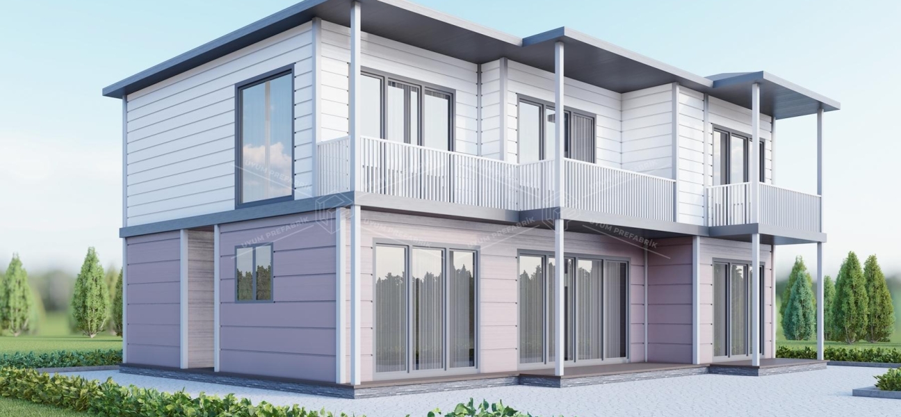 UP210 SANTA 221m² Two Storey Steel House