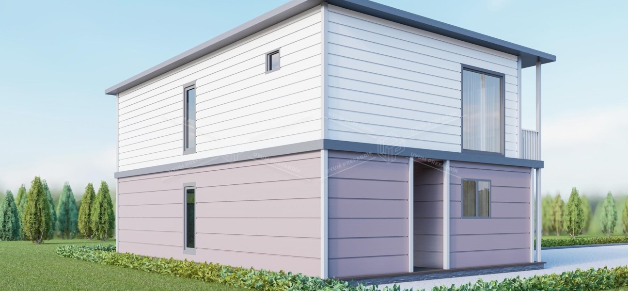 UP210 SANTA 221m² Two Storey Steel House