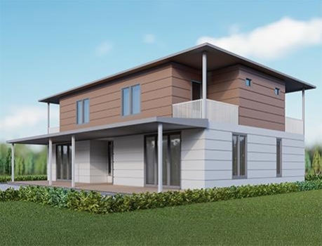 UP211 DÖRT MEVSİM 321m² Çift Katlı Çelik Ev