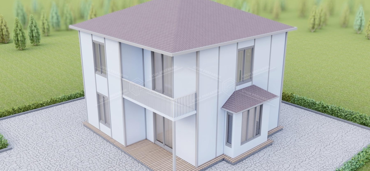 UP212 KINIK 120m² Two Storey Steel House