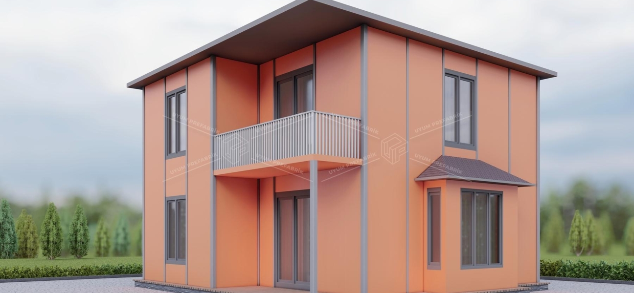 UP212 KINIK 120m² Two Storey Steel House